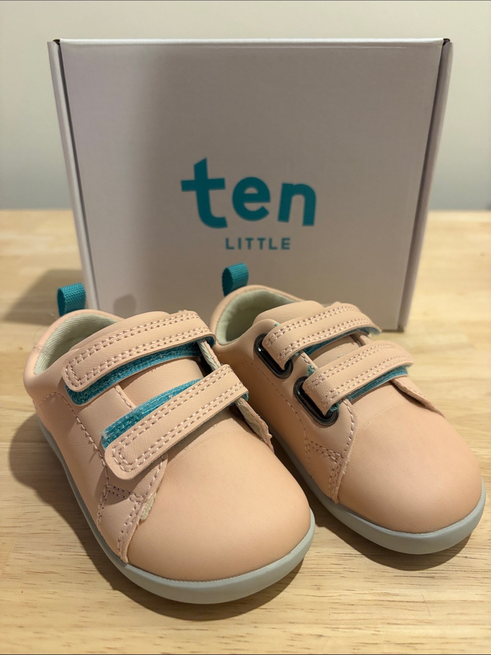 Brand New Ten Little Blush Pink Everyday original leather Sneakers US 7